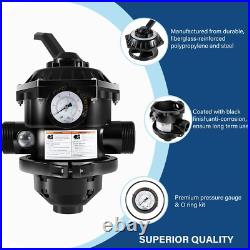 262506 1-1/2-Inch 6-Way Clamp Style Valve Replacement for Pool & Spa Sand Filter 262506 1-1/2-Inch 6-Way Clamp Style Valve Replacement for Pool & Spa Sand Filter