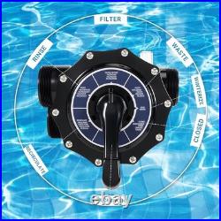 263085 Top Mount Multiport Valve Compatible with Pentair Tagelus Sand Filters, 2
