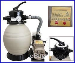 2640 GPH Self Priming swimming Pool Pump timer 13 Sand Filter Above Ground new
