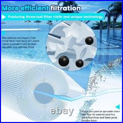 27002-0200S Pool Filter Cartridges, Compatible with Sta-Rite 27002-0200S System