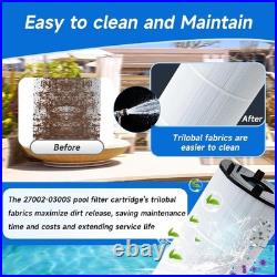 27002-0300S Pool Filter Cartridge, Compatible With Sta-Rite System 2 Modular Med