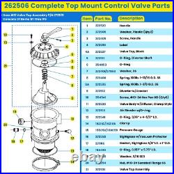 272526 Sand Filter Multiport Valve Replacement for Pentair 262506 1-1/2 Inch 6 W