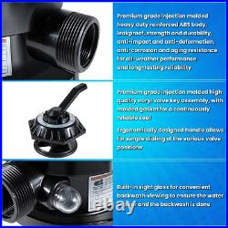 272526 Sand Filter Multiport Valve Replacement for Pentair 262506 1-1/2 Inch 6 W