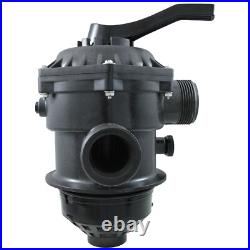27502-154-000 Multi-Port 1.5In Fpt Valve Black T/M Sand With Clamp 27502-154-000 Multi-Port 1.5In Fpt Valve Black T/M Sand With Clamp