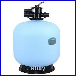 27 Inch Above-Ground Swimming Pool Sand Filter with6-Way Valve Sand Filter System