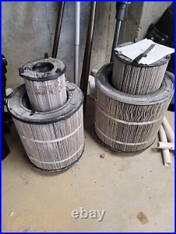 2 Filters Sta-Rite S7M120 & S8M150 pool filter 3 systems with cartridges
