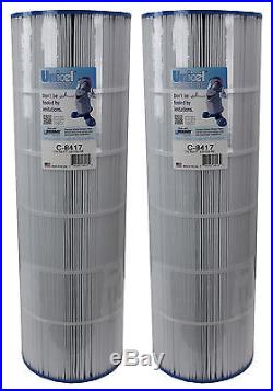 2 New UNICEL C-8417 Hayward Replacement Swimming Pool Filter Cartridge PXC-150