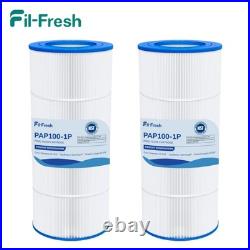 2-Pack CC100 Pool Filter Replacement for Pentair R173215 Pleatco PAP100 C-9410
