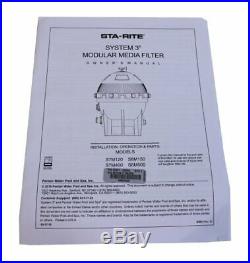 2 Sta-Rite System 3 25022-0203S+25021-0202S Swimming Pool Filters Set S8M150