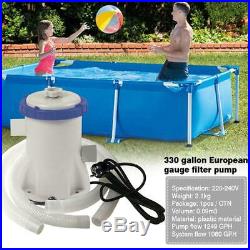 300 Gallon Water Purification Filter Pump Swimming Pool Water Purifier