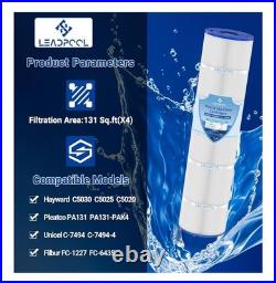 4PCS Pool Filter Cartridge PA131 C5030, C5025, C5020, CX1280XRE, C-7494, FC-1227