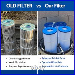 4PK C4000 Pool Filter Cartridges Fits Hayward SwimClear C4000/C4000S, PA100N 4PK C4000 Pool Filter Cartridges Fits Hayward SwimClear C4000/C4000S, PA100N