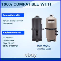 4PK C5520 Pool Filter Cartridges Fits Hayward CX1380/C-5500, PA137 4PK C5520 Pool Filter Cartridges Fits Hayward CX1380/C-5500, PA137