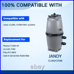 4PK CV580 Pool Filter Cartridges Fits Jandy CL580/CV580, PJAN145, Ultral-A10