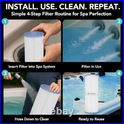 4Pk Pool Filter Cartridge Replacement for Jandy CL340, PJAN85 C-7468, FC-0810