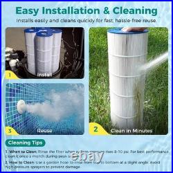 4X PA81 Spa Pool Filter For Hayward C580E C3030 CX580XRE, Unicel C-7483 FC-1225