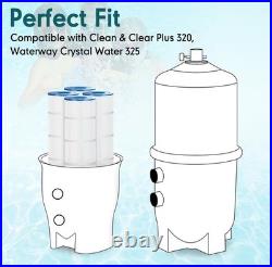 4X Pack Pool Filter Cartridges C-7470 Fits Pentair CCP320 & PCC80 Replaces New