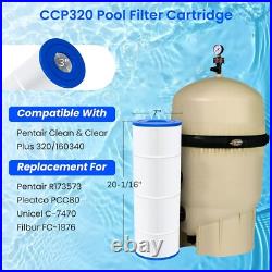 4X Pool Filter For Pentair Clean & Clear Plus 320 PCC80 FC-1976 FC-6465 C-7470 4X Pool Filter For Pentair Clean & Clear Plus 320 PCC80 FC-1976 FC-6465 C-7470