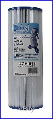 4 New Unicel 4CH-949 Pool Spa Waterway Replacement Filter Cartridges 50 Sq Ft