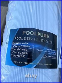 4-PACK PoolPure PLFC-7459 Pool Filters for C7459Jandy Unicel Filbur Aladdin