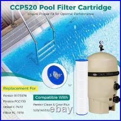 4-PCS CCP520 Pool Filter 520 sq. Ft Replace Pentair R173578 PCC130 Unicel C-7472