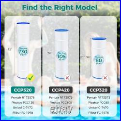 4-PCS CCP520 Pool Filter 520 sq. Ft Replace Pentair R173578 PCC130 Unicel C-7472