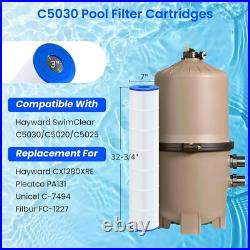 4-Pack C5030 Pool Filter for Hayward SwimClear C5020, C5025, CX1280XRE, PA131 US