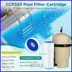 4-Pack CCP320 / PCC80 Pool Filter Cartridge Replacement for Clean & Clear Plus
