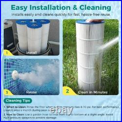 4-Pack CCP320 / PCC80 Pool Filter Cartridge Replacement for Clean & Clear Plus