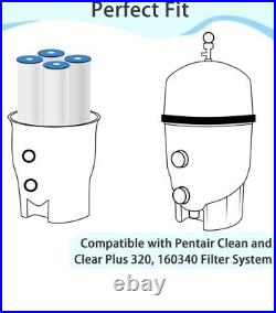 4-Pack CCP320 Pool Filter Cartridges Replacement Pleatco PCC80, Pentair R173573