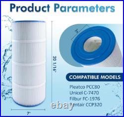 4-Pack CCP320 Pool Filter Replaces for PLFPCC80, Clean and Clear Plus 320, C-7470 4-Pack CCP320 Pool Filter Replaces for PLFPCC80, Clean and Clear Plus 320, C-7470