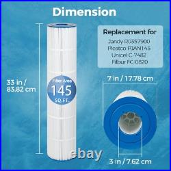 4-Pack CL580 Pool Filter Cartridge Replacement for Jandy CV580 Pleatco PJAN145