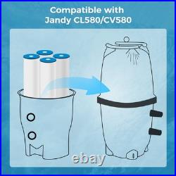 4-Pack CL580 Pool Filter Cartridge Replacement for Jandy CV580 Pleatco PJAN145