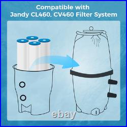 4-Pack CV460 Pool Filter 4x115 Sq. Ft for Jandy CL460 R0554600 PJAN115 4-Pack CV460 Pool Filter 4x115 Sq. Ft for Jandy CL460 R0554600 PJAN115