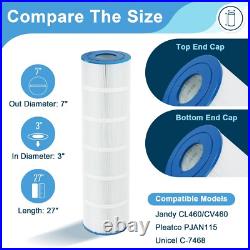 (4-Pack)CV460 Pool Filter Cartridge Replacement for Jandy CL/CV Series