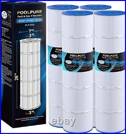 4 Pack POOLPURE PLFPCC130 Pool Filter Cartridge Replaces Pentair CCP520 Unicel