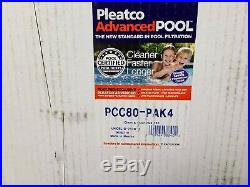 4 Pack Pleatco PCC80 Filter Cartridge Pentair Clean & Clear 320 R173573 C-7470