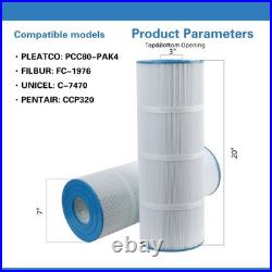 4-Pack Pool Filter CCP320 Replacement for Pentair C-7470 PCC80-PAK4 FC-1976