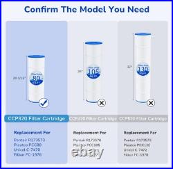 4 Pk. Fil-fresh CCP320 Pool Filters Cartridge for Pentair Clean & Clear Plus 320 4 Pk. Fil-fresh CCP320 Pool Filters Cartridge for Pentair Clean & Clear Plus 320