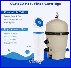4 Pk. Fil-fresh CCP320 Pool Filters Cartridge for Pentair Clean & Clear Plus 320 4 Pk. Fil-fresh CCP320 Pool Filters Cartridge for Pentair Clean & Clear Plus 320