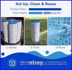 4 Pk. Fil-fresh CCP320 Pool Filters Cartridge for Pentair Clean & Clear Plus 320 4 Pk. Fil-fresh CCP320 Pool Filters Cartridge for Pentair Clean & Clear Plus 320