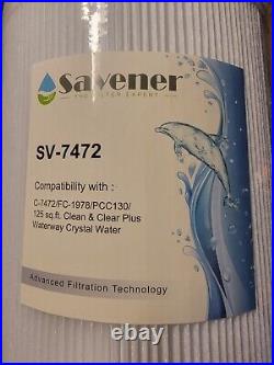4 Savener PCC130 Swimming Pool Replacement Filter Replace Unicel C-7472 READ