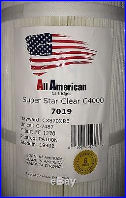 4 X Hayward CX870XRE Super Star Clear C4000 Aladdin19902 PA100N Filter Cartridge