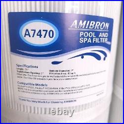 4 ct AmiBron C-7470 Pool Filter for Pentair CCP320 Pleatco PCC80 Filbur FC-1976