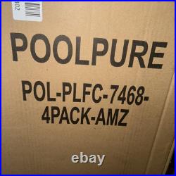 4 x POOLPURE C-7468 Filter Replaces Jandy CL 460, CV460, PJAN115, Ultral-A9