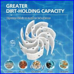 60 Sq. Ft DE Grid Pool Filter Easy Clean, Lightweight Design, 90-Day Return