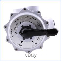6-Way Multi-Port Valve for Pentair Quad DE QUAD100 Filter 261055 ABS