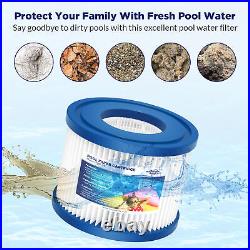 72 Pack Type VI Hot Tub SPA Pool Filter Cartridges For Coleman Saluspa Lay-Z-Spa
