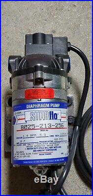 8025-213-256 Shurflo Diaphragm Pump Brand New With Cord And Paper Work 60psi