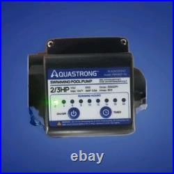 AQUASTRONG 14in Sand Filter Pump for Above 3000 GPH (14in) With Timer, Grey
